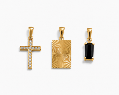 Collier Azélis gros plan pendentifs détachables modulables bijou original femme Amalys Paris